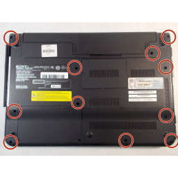 Sony Vaio PCG-61A14L Замена задней панели